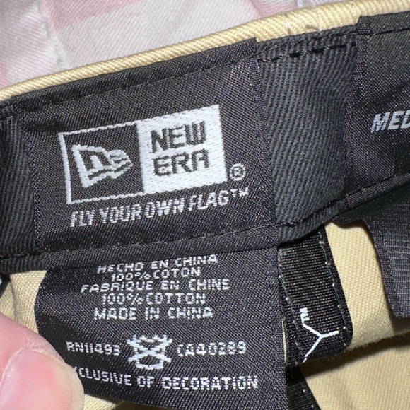 New Era Saints A-Frame Snapback Hat - Tan and Black NWT - Picture 6 of 10